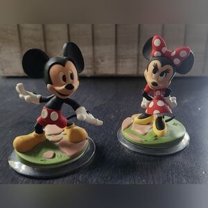 Disney Mickey and Minnie Mouse Playset - Red, Black, White